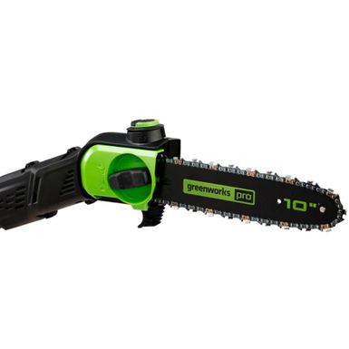 Greenworks Pro 80V 10 In. Cordless Pole Saw w/Battery & Charger