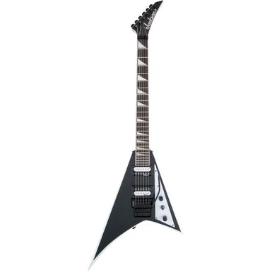 image of Jackson JS Series Rhoads JS32 Electric Guitar, Amaranth Fingerboard, Black with White Bevels with sku:ja2910137572-adorama
