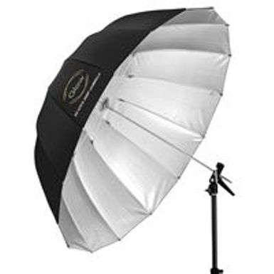 image of Glow Easy Lock Medium Deep Silver Fiberglass Umbrella (41") with sku:gluel41bs-adorama