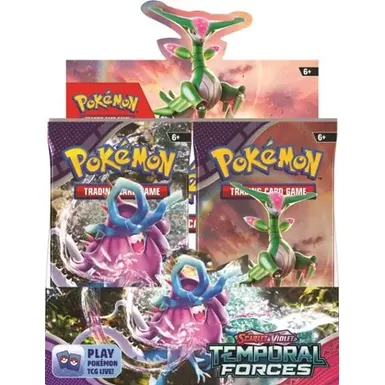 image of Pokémon TCG: Scarlet & Violet- Temporal Forces Booster Box - 36 Packs with sku:bb22312904-bestbuy