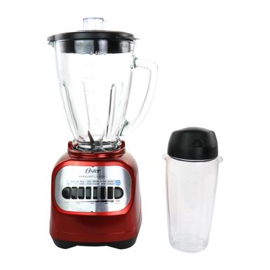 image of Oster Classic Series 2-in-1 6 Cup Red Blender with smoothie cup - Red with sku:gilwa41plpy2c3f6vwhh_wstd8mu7mbs--ovr
