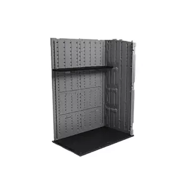 image of Suncast Horizontal and XL Vertical Shed Shelf Kit, Space-Saving Shelf for Outdoor Storage Sheds, 67" W x 10.25" D x 1.25" H, Black with sku:b0cvs8r5gp-amazon