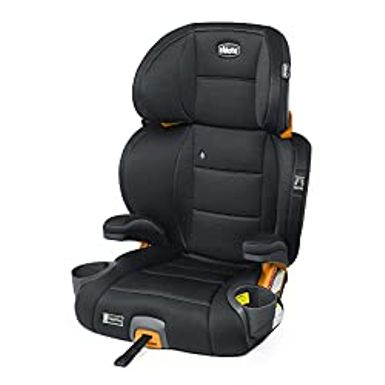 image of Chicco KidFit® ClearTex® Plus 2-in-1 Belt-Positioning Booster Car Seat, Backless and High Back Booster Seat, for Children Aged 4 Years and up and 40-100 lbs. | Obsidian/Black with sku:b09pld1wl5-art-amz