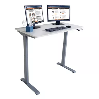 Victor - Electric Full Standing Desk - White