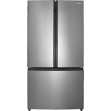 image of Insignia NS-RFD21CISS0 - refrigerator/freezer - french style - freestanding - stainless steel with sku:bb21298379-6364256-bestbuy-insignia
