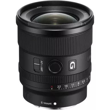 image of Sony - FE 20mm f/1.8 G Ultra Wide Angle Prime Lens for E-mount Cameras - Black with sku:bb21509435-bestbuy