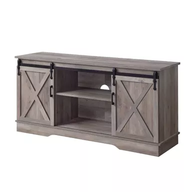 ACME Bennet TV Stand, Oak Finish