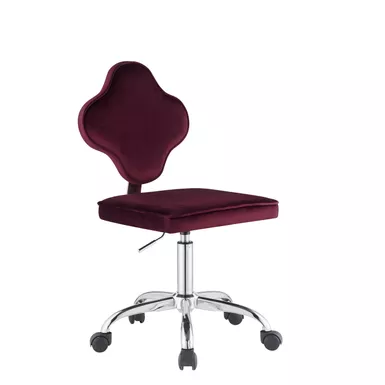 ACME Clover Office Chair, Red Velvet