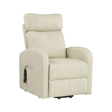 ACME Ricardo Power Motion Recliner w/Lift, Beige Synthetic Leather