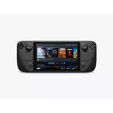 image of Valve 256GB Black Steam Deck Handheld Video Game Console with sku:v004284-30-streamline