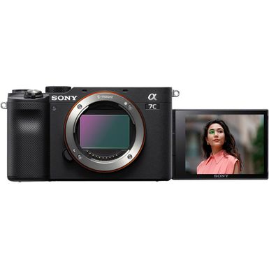 image of Sony - Alpha 7C Full-frame Mirrorless Camera - Black with sku:bb21641338-6432030-bestbuy-sony