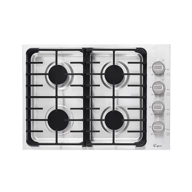 image of 30-inch Stainless Steel Built-in Gas Cooktop with 4 Sealed Burners - Stainless Steel with sku:-j8bazn5rslxsbyvweudgastd8mu7mbs-overstock