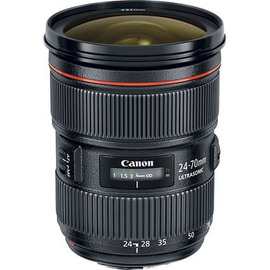 image of Canon EF zoom lens - 24 mm - 70 mm with sku:bb12205321-5100207-bestbuy-canon