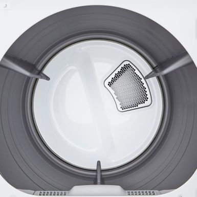 Alt View Zoom 3. LG - 7.3 Cu. Ft. Smart Gas Dryer with EasyLoad Door - White