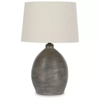 Gray Joyelle Terracotta Table Lamp (1/CN)