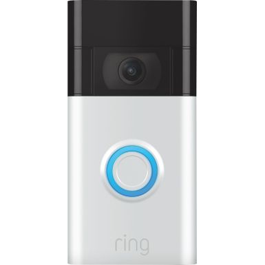 image of Ring Video Doorbell (2020 Release) Satin Nickel - Satin Nickel with sku:bb21673068-6441424-bestbuy-ring