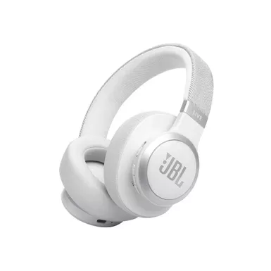 image of JBL - Live 770NC True ANC Wireless Over Ear Headphones White with sku:jbllive770ncwhtam-powersales