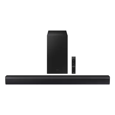 Samsung - HW-C450 2.1 Channel B-Series Soundbar with Wireless Subwoofer, DTS Virtual: X - Titan Black