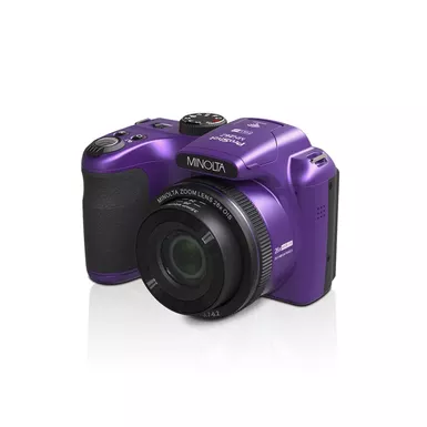 Minolta ProShot MN26Z 20MP Full HD Camera with 26x Optical Zoom - Purple