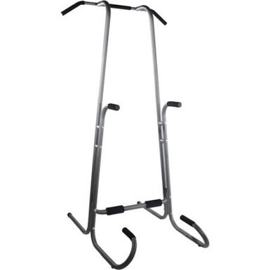 image of Stamina Power Tower - Dip Bar Pull Up Bar Station with Smart Workout App - Dip Bars for Home Workout - Up to 250 lbs Weight Capacity with sku:b002y2suu4-amazon