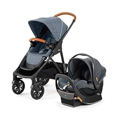 image of Chicco Corso LE Modular Travel System, Corso LE Stroller with KeyFit 35 Infant Car Seat and Base, Stroller and Car Seat Combo, Infant Travel System | Hampton/Blue with sku:b0bv4nvrz1-amazon