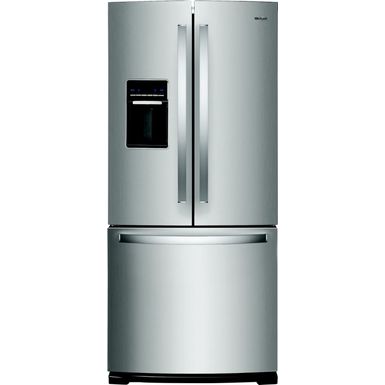 image of Whirlpool - 19.7 Cu. Ft. French Door Refrigerator - Stainless steel with sku:bb21048461-6260429-bestbuy-whirlpool