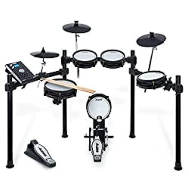 image of Alesis Drums Command Mesh SE Kit - Electric Drum Set with Quiet Dual Zone Mesh Pads, USB MIDI Connectivity and 600+ Electronic & Acoustic Drum Sounds with sku:b0b3t6mccw-amazon