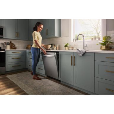 Alt View Zoom 19. Whirlpool - 24" Top Control Built-In Dishwasher with Boost Cycle and 55 dBa - Stainless Steel
