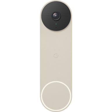 image of Google - Nest Doorbell Battery - Linen with sku:bb21808638-6473268-bestbuy-google