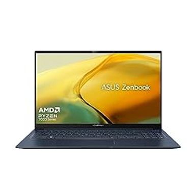 ASUS Zenbook 15 Laptop, 15.6 FHD Display, AMD Ryzen 5 7535U CPU, AMD Radeon Graphics, 16GB RAM, 512GB SSD, Windows 11 Home, Ponder Blue, UM3504DA-AS54