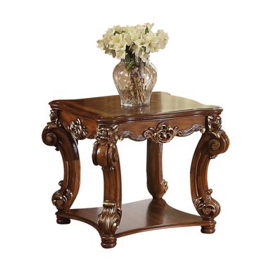 ACME Vendome End Table, Cherry