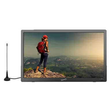 image of Supersonic 16 inch Portable LED TV with HDMI & FM Radio with sku:sc-2816-powersales