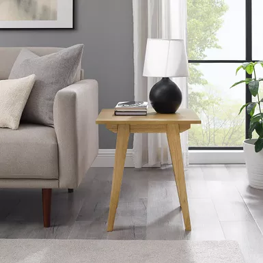 Rent to own Walker Edison - Modern Glam Minimal Round Side Table ...
