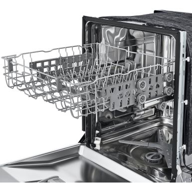 Alt View Zoom 19. LG - 24" Front Control Built-In Stainless Steel Tub Dishwasher with QuadWash and 50 dba - Stainless steel