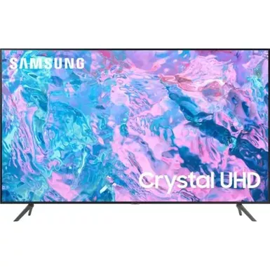 image of Samsung - 43” Class CU7000 Crystal UHD 4K Smart Tizen TV with sku:un43cu7000fxza-powersales