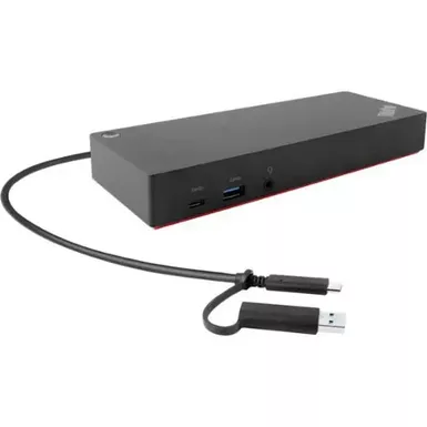 image of Lenovo - ThinkPad Hybrid USB-C with USB-A Docking Station with sku:40af0135us-lenovo