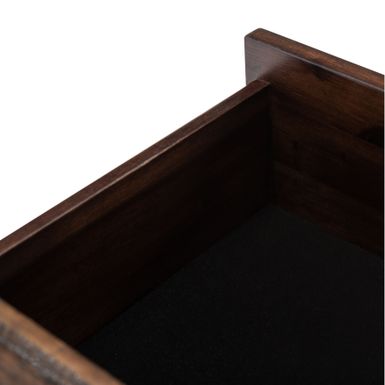 SAFAVIEH Couture Emmarose 6-Drawer Dresser - 6-drawer - Chocolate Brown/Black