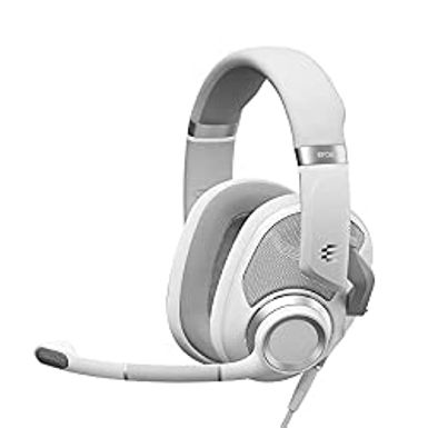 image of EPOS Audio H6PRO Open Acoustic Gaming Headset (Ghost White) Racing Green One-size Headset with sku:b09fpg6pt9-amazon