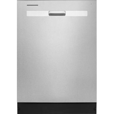 Front Zoom. Whirlpool - 24" Top Control Built-In Dishwasher with Boost Cycle and 55 dBa - Stainless steel