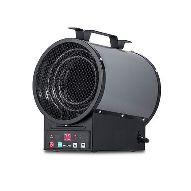 Alt View Zoom 11. NewAir - 500 Sq. Ft. 2-in-1 Freestanding or Mounted Electric Garage Heater with Remote Control - Gray