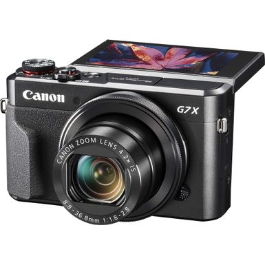 Alt View Zoom 14. Canon - PowerShot G7 X Mark II 20.1-Megapixel Digital Video Camera - Black
