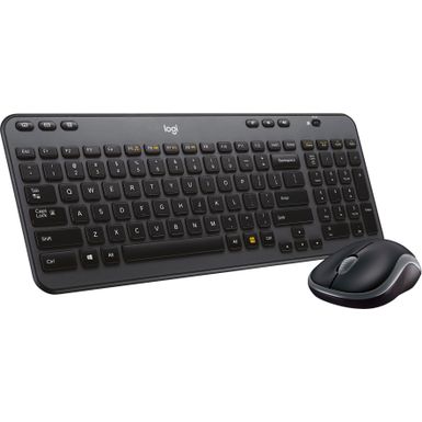 image of Logitech - MK360 Full-size Wireless Scissor Keyboard and Mouse - Black with sku:bb19821381-5355200-bestbuy-logitech