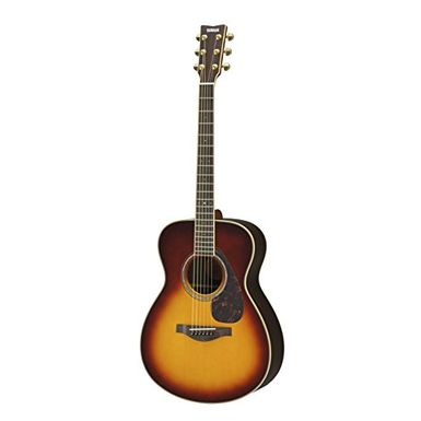 image of Yamaha L-Series LS6 Concert Size Acoustic-Electric Guitar - Rosewood, Brown Sunburst with sku:b01judpn2c-amazon