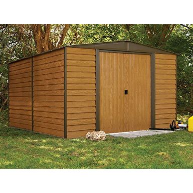 arrow brentwood 5' x 4' compact metal storage shed - sheds.com