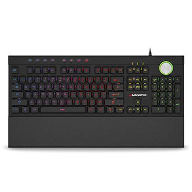 image of Monster - Alpha 5.0 LED Mechanical PC Gaming Keyboard with sku:2mngk0307b0e2-powersales