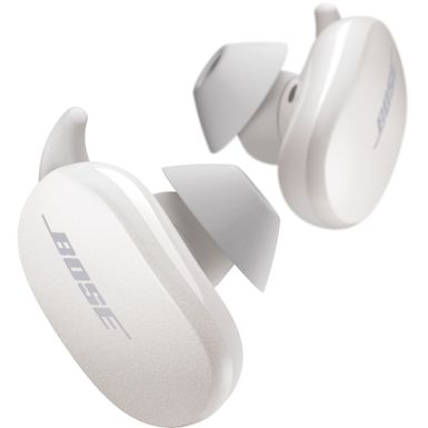 image of Bose - QuietComfort Earbuds True Wireless Noise Cancelling In-Ear Earbuds - Soapstone with sku:bb21582685-6419204-bestbuy-bose