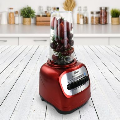 Oster Classic Series 2-in-1 6 Cup Red Blender with smoothie cup - Red