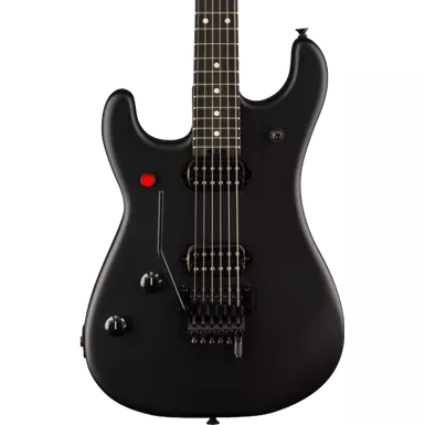image of EVH 5150 Series Standard Electric Guitar. Left handed, Ebony Fingerboard, Stealth Black with sku:evh-5108003568-guitarfactory