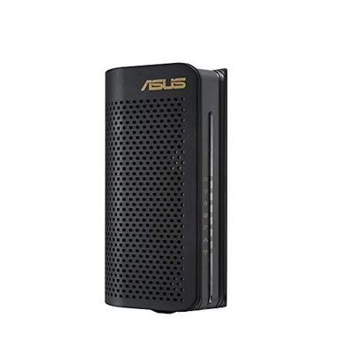 image of ASUS AX6000 WiFi 6 Cable Modem Wireless Router Combo (CM-AX6000) - Dual Band, DOCSIS 3.1, Gigabit Internet Support, Approved by Comcast Xfinity and Spectrum, 160MHz Bandwidth, OFDMA, MU-MIMO with sku:b081ptykmk-asu-amz