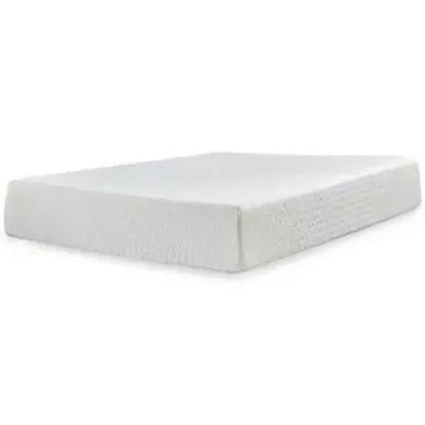 image of White Chime 12 Inch Memory Foam Full Mattress/ Bed-in-a-Box with sku:m72721-ashley